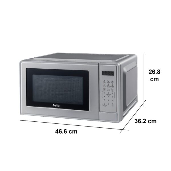 best microwave digital 20ltr 700w silver bmw 20lds 1