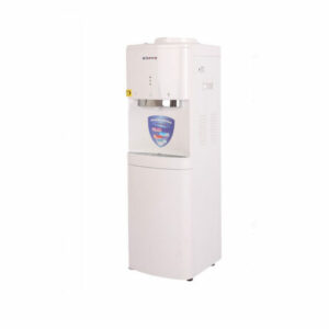 Starway standing water cooler with keeper, white
