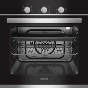 Built-in Electric Oven, Simfer, 60 cm, 6 functions, black