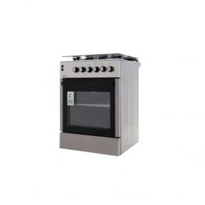 Kumtel gas oven, 4 burners, 57*57 cm - steel surface and silver sides (Turkish)